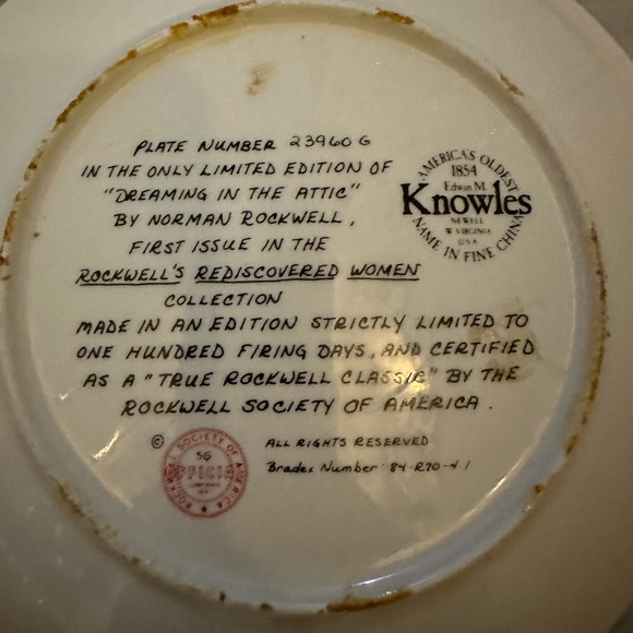 Vintage plate rare - Picture 2 of 3